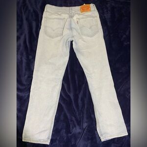 Light blue Levi pants(not skinny or boot cut)